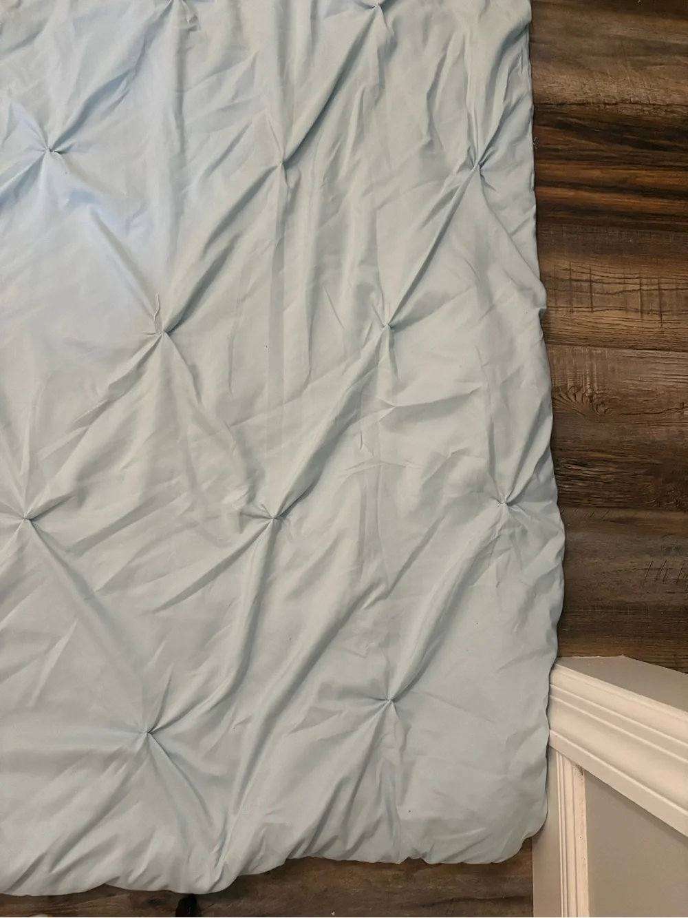 Pottery Barn Teen Pinch-Pleat Comforter - Sage Green